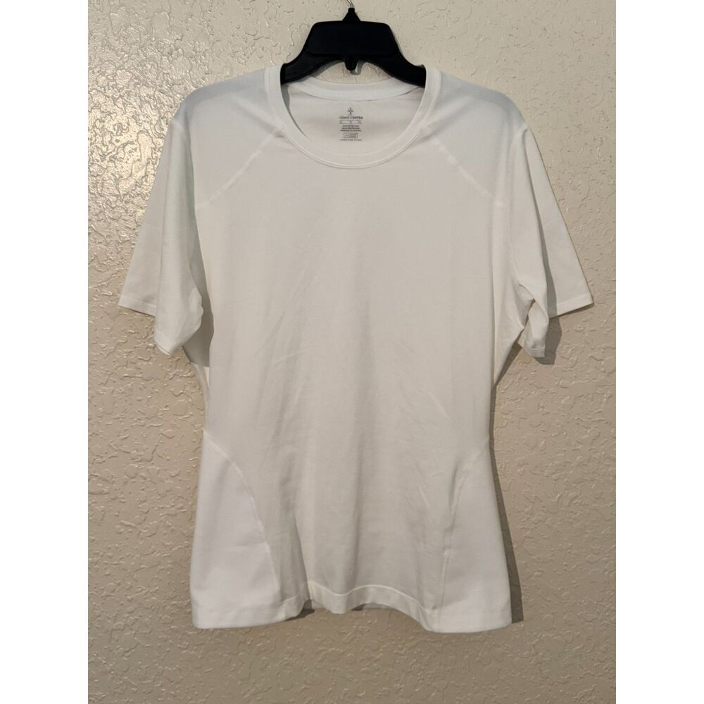 Tommie Copper Shirt Men’s XL White 4-Panel Power Mesh Lower Back Support
